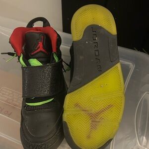 Jordan Son of Mars Vintage Basketball Shoes Men High Top Black/Sports Red